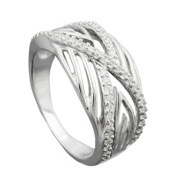 Ring Many Zirconias Silver 925