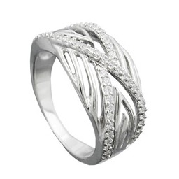 Ring Many Zirconias Silver 925