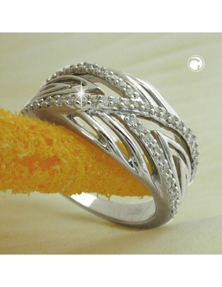 Ring Many Zirconias Silver 925