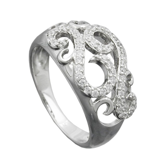 Ring Many Zirconias Silver 925