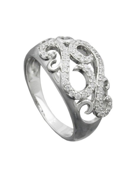 Ring Many Zirconias Silver 925