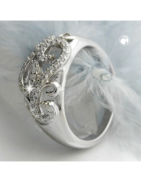 Ring Many Zirconias Silver 925