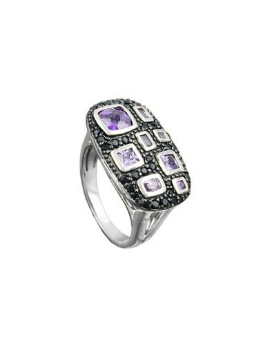 Ring Many Zirconias Silver 925