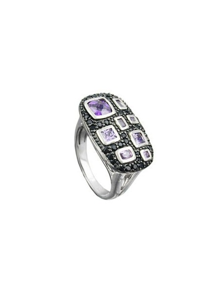 Ring Many Zirconias Silver 925