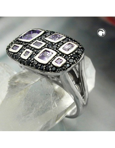 Ring Many Zirconias Silver 925