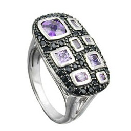 Ring Many Zirconias Silver 925