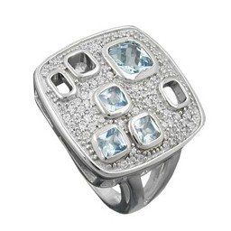 Ring Many Zirconias Silver 925