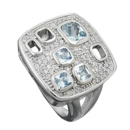 Ring Many Zirconias Silver 925
