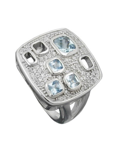 Ring Many Zirconias Silver 925