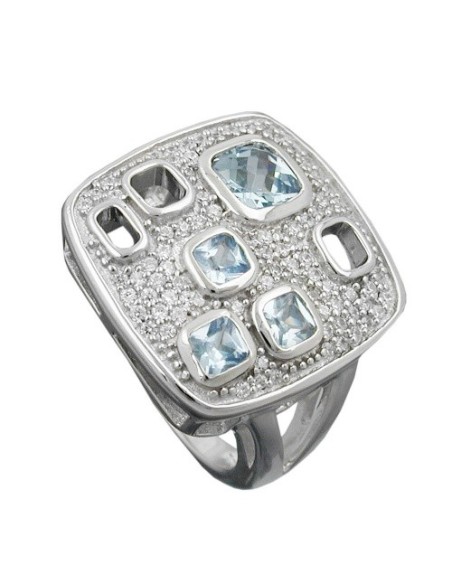 Ring Many Zirconias Silver 925