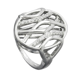 Ring Many Zirconias Silver 925