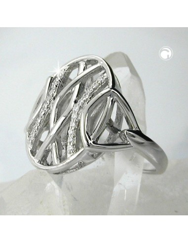 Ring Many Zirconias Silver 925