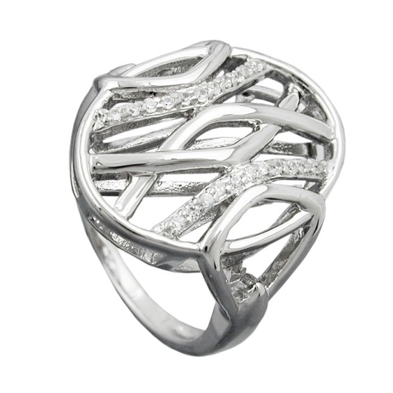 Ring Many Zirconias Silver 925