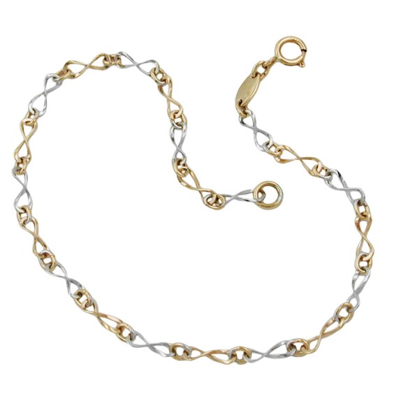 bracelet fantasy chain 9k gold