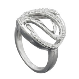 Ring White Zirconias Silver 925