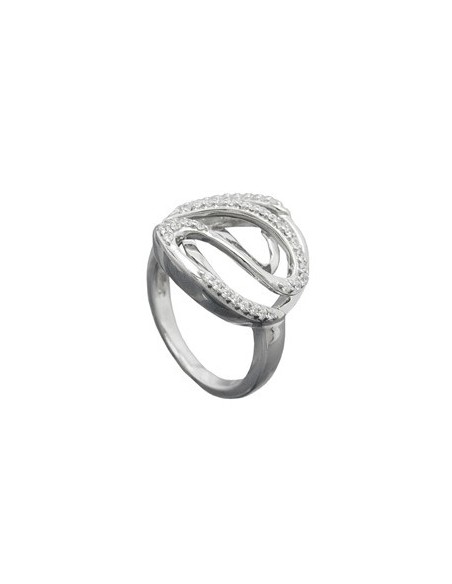 Ring White Zirconias Silver 925