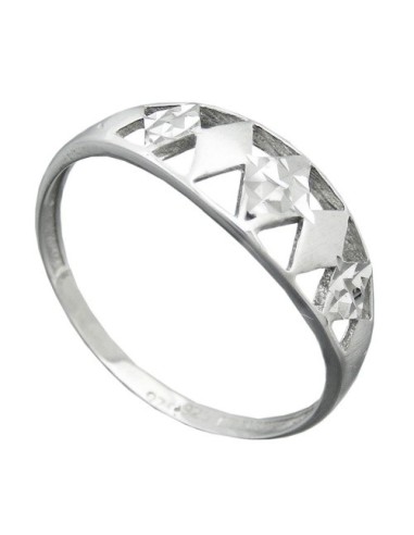 Ring With Diamond Cut Silver 925