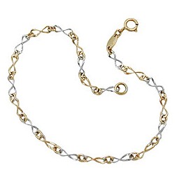 bracelet fantasy chain 9k gold