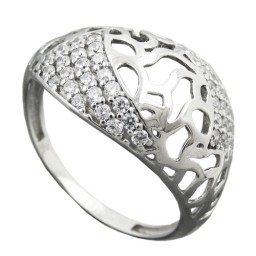 Ring With Zirconias Silver 925