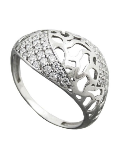 Ring With Zirconias Silver 925
