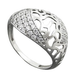 Ring With Zirconias Silver 925