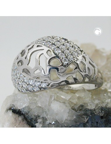 Ring With Zirconias Silver 925