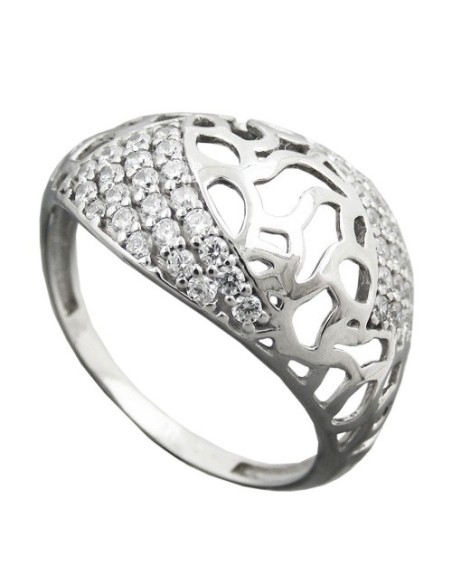 Ring With Zirconias Silver 925