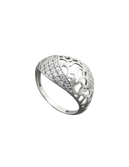 Ring With Zirconias Silver 925