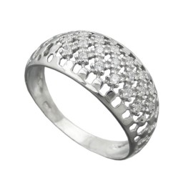 Ring With Zirconias Silver 925