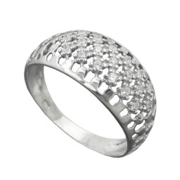 Ring With Zirconias Silver 925