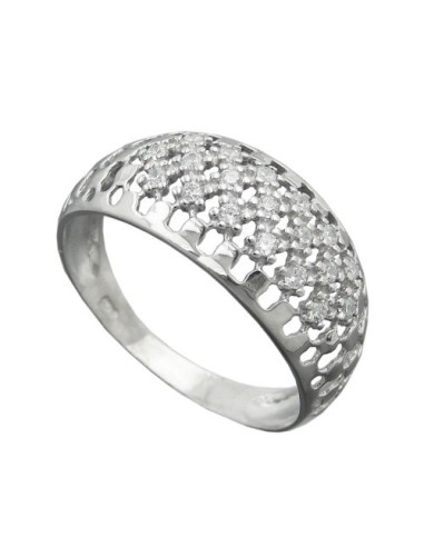 Ring With Zirconias Silver 925