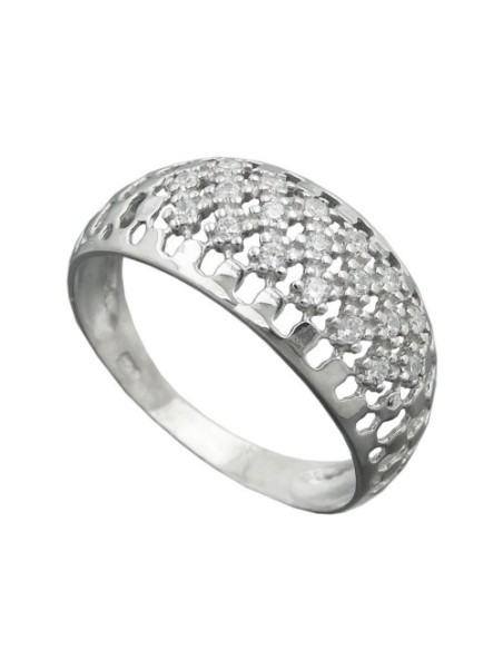 Ring With Zirconias Silver 925