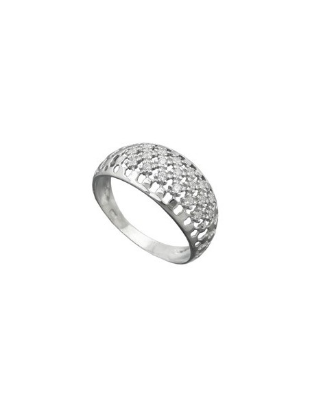 Ring With Zirconias Silver 925