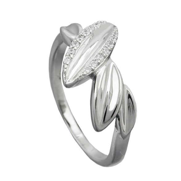 Ring With Zirconias Silver 925