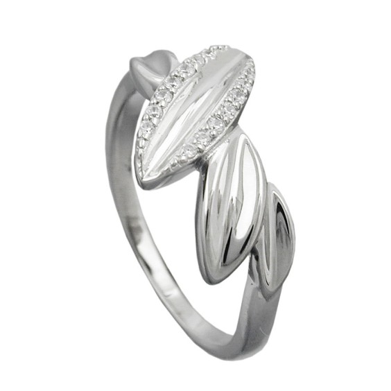 Ring With Zirconias Silver 925
