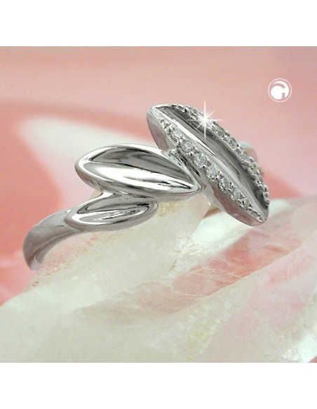 Ring With Zirconias Silver 925