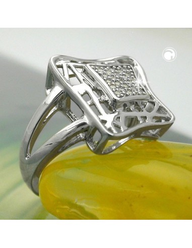 Ring With Zirconias Silver 925