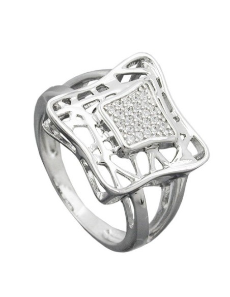 Ring With Zirconias Silver 925