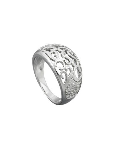 Ring With Zirconias Silver 925