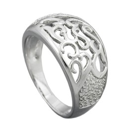 Ring With Zirconias Silver 925