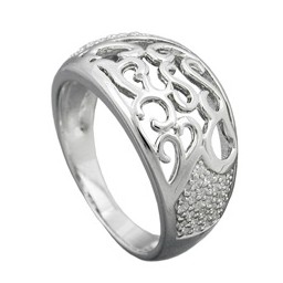 Ring With Zirconias Silver 925