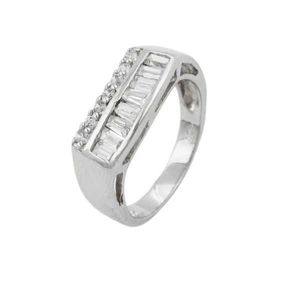 Ring Zirconia Crystals Silver 925