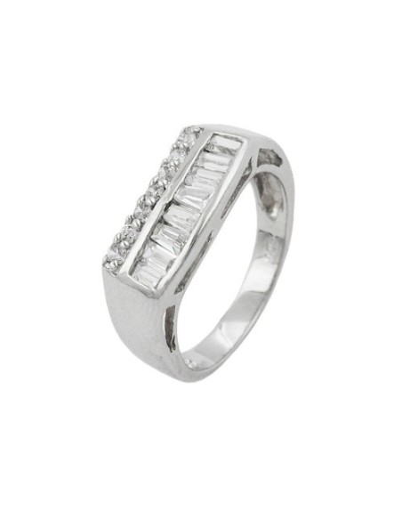 Ring Zirconia Crystals Silver 925