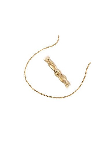 thin fancy chain 42cm 14kt gold