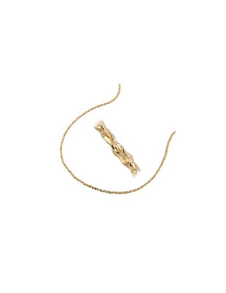 thin fancy chain 42cm 14kt gold