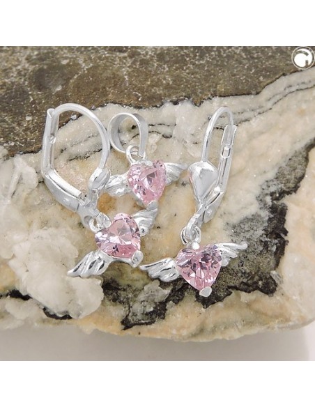 Set Hängsmycke/Studs Zirconia Silver 925