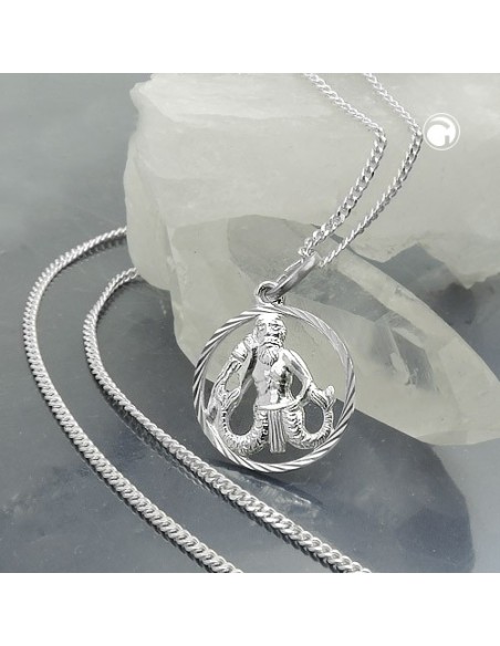 Set Stjärntecken Aquarius + Kedja Silver 925