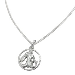Set Stjärntecken Aquarius + Kedja Silver 925