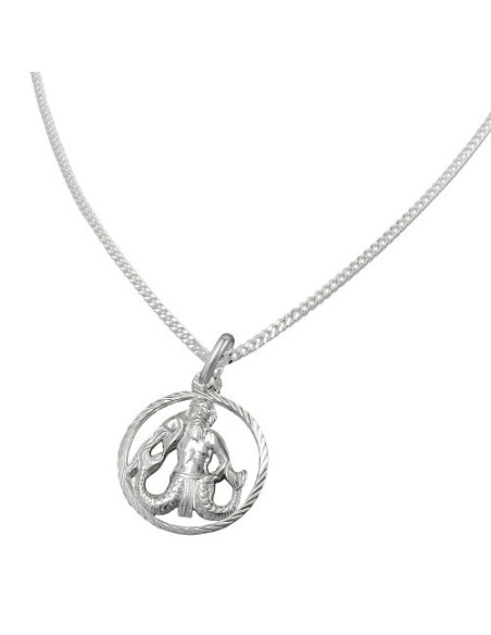 Set Stjärntecken Aquarius + Kedja Silver 925