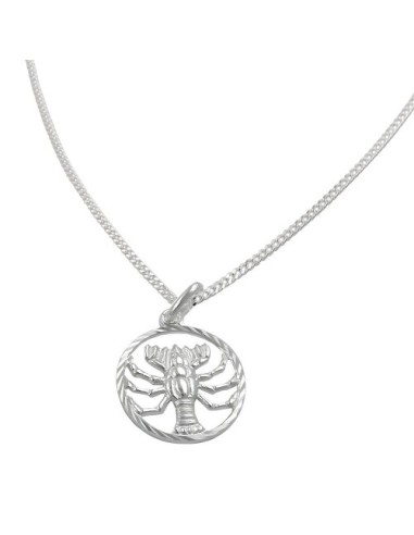 Set Stjärntecken Cancer + Kedja Silver 925